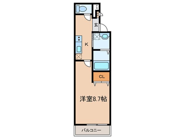 ﾌｼﾞﾊﾟﾚｽ阪急園田WESTⅡ番館の物件間取画像